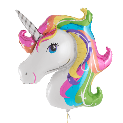 Rainbow Helium Filled Balloon Unicorn Transparent Hd Photo PNG Images