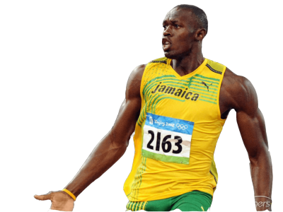 Usain Bolt Shock Face Free Download PNG Images