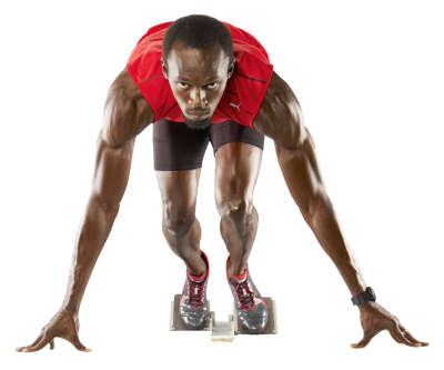Usain Bolt Ready Png PNG Images