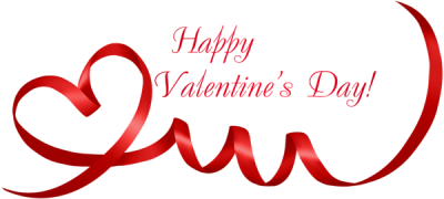 Red Valentines Day Lettering Clipart Hd Transparent PNG Images