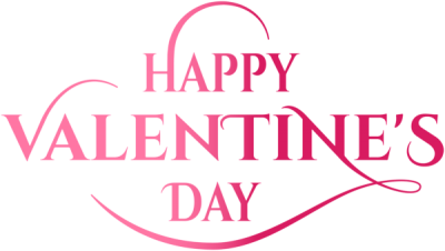 Pink Valentines Day Lettering Clipart Png Images Free Download PNG Images
