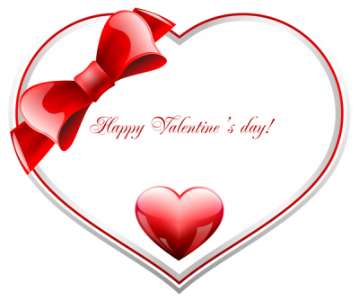 Red Themed Valentines Day Message Clipart Transparent Free Download PNG Images