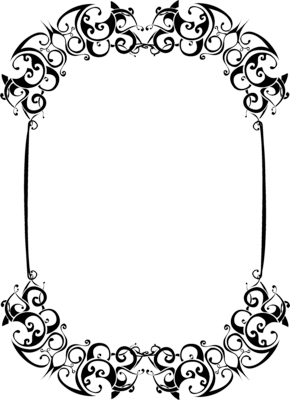 Black And White Frame Vector Png PNG Images
