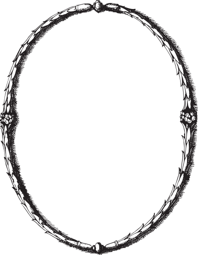 Oval Victorian Frames Clipart PNG Images