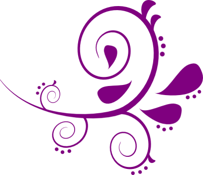 Purple Swirls Vector Png Clipart PNG Images