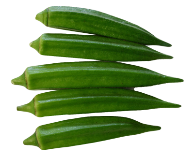 Okra Vegetable Photos PNG Images