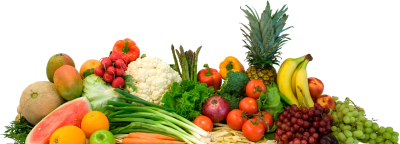Grapes, Green Onions, Bananas, Pineapple And More Vegetables Png Picture PNG Images