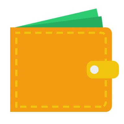 Yellow Wallet Icon Clipart PNG Images
