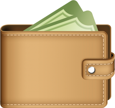 Open Brown Wallet Clipart Transparent icons PNG Images