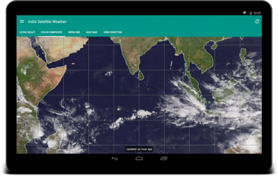 India Satellite Weather Photo PNG Images
