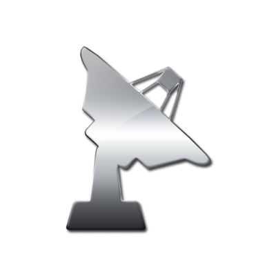 Solid Satellite Dish Facing Right Icon Png PNG Images
