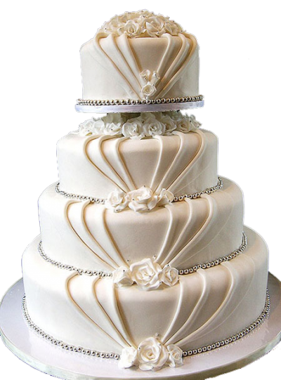 Light Beautiful Wedding Cake Png PNG Images