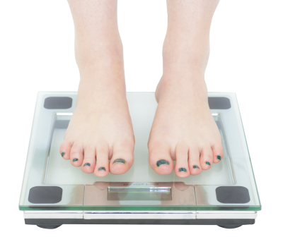 Woman Standing On Bathroom Scale Png image PNG Images