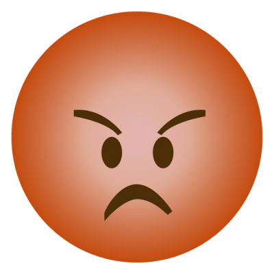 Fried Whatsapp Angry Emoji Background Photo PNG PNG Images
