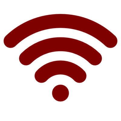 Red Maroon Wifi Icon Png PNG Images