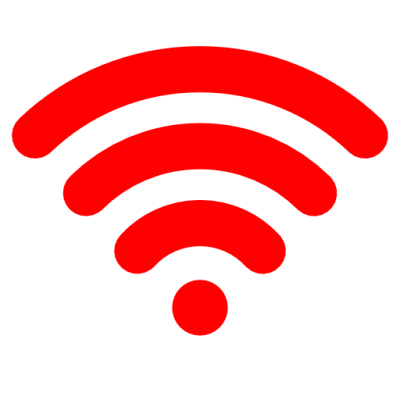 Simple Red Wifi Icon Png PNG Images