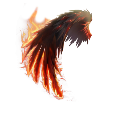 Fire Wing Angel Png PNG Images