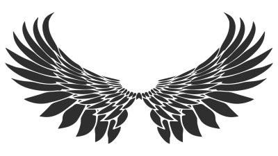 Wings Band Logo Tattoo PNG Images