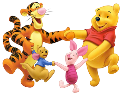 Tigger Winnie The Pooh Group Clipart PNG Images