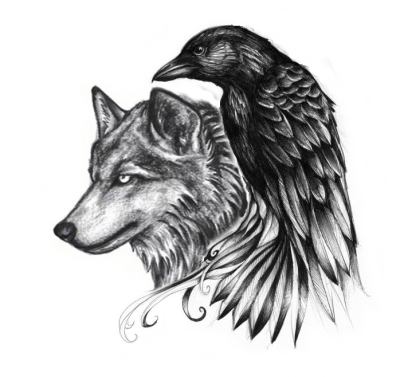 Eagle And Wolf Tattoos Png PNG Images